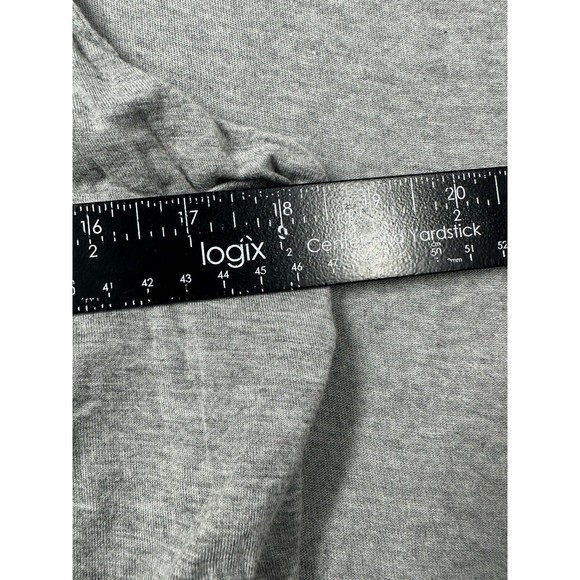 Anthropologie Hei Hei Rhodes Jumpsuit Women's L Gray Black Printed Blouson Top - Picture 6 of 7